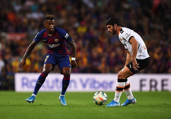 Barcelona looked shaky defensively.